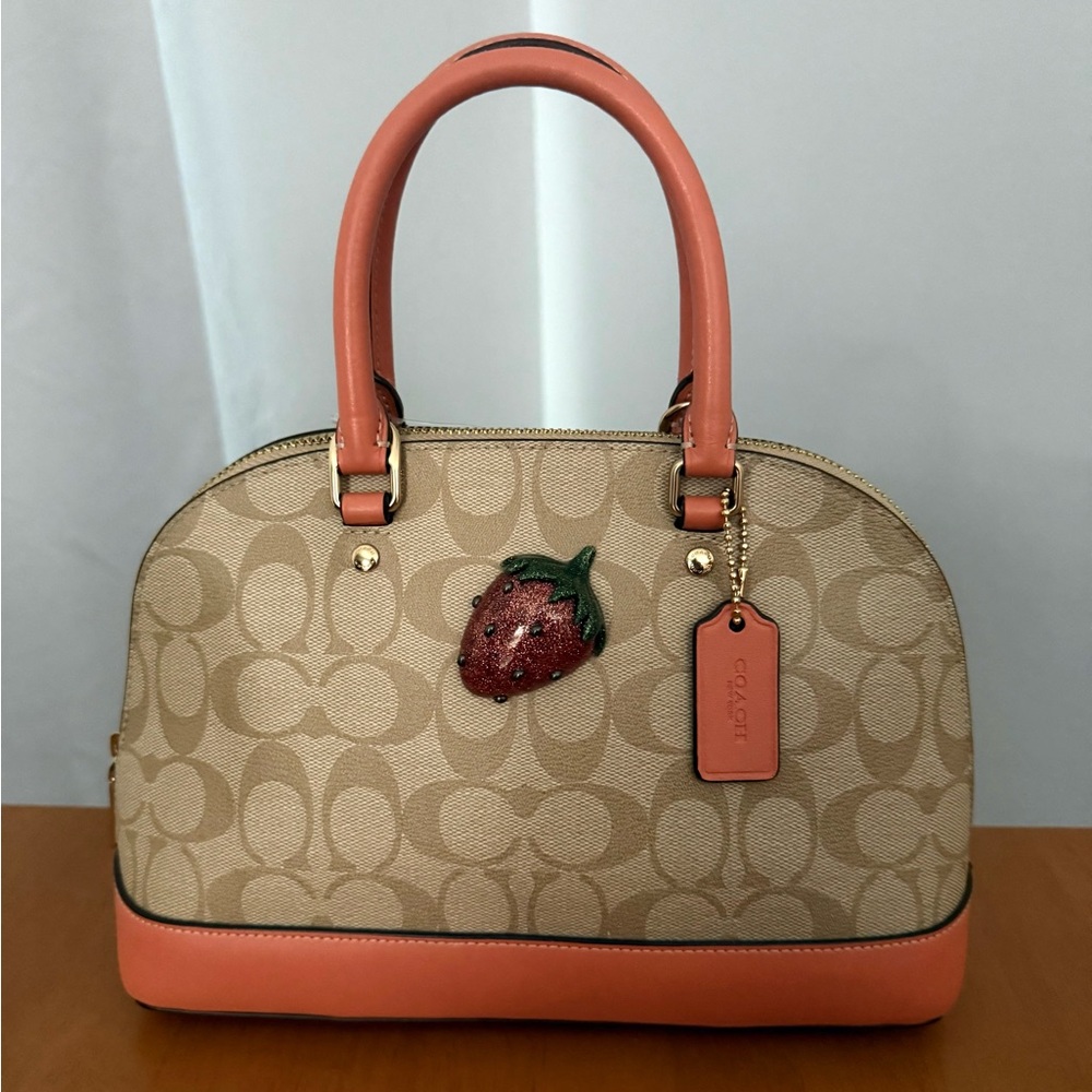 Coach Mini Sierra Strawberry Satchel